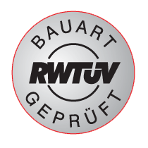 TÜV Bauart geprüft